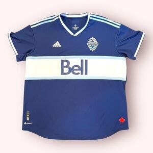 Adidas Vancouver Whitecaps FC 2022 The Hoop x This City Replica Blank Jersey XXL